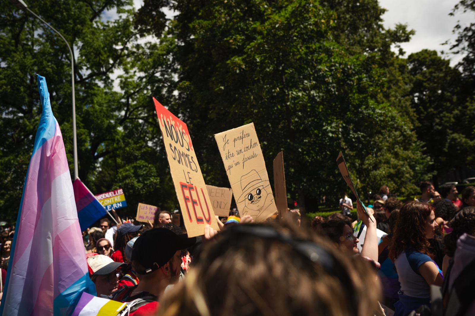 Photographie de la Pride 2024
