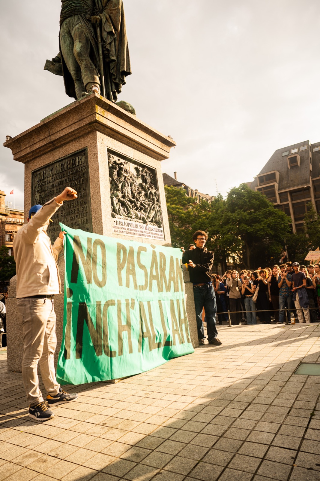 Photographie de manifestation contre la réforme des retraites