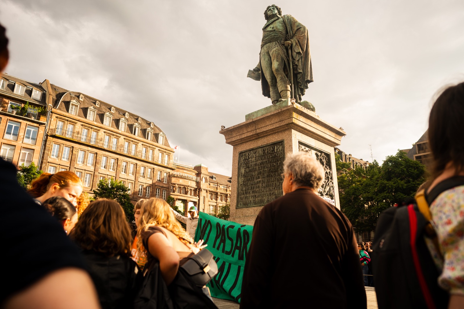 Photographie de manifestation contre la réforme des retraites